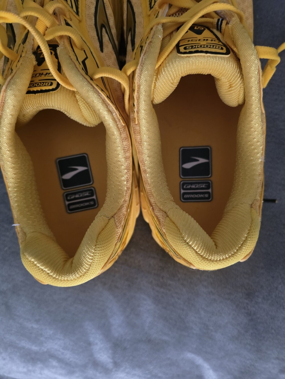 RARE Yellow Chrome Brooks Ghost 7 110168-1D-735 Men's Size 11D - Picture 5 of 7